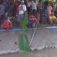 Mayat Wanita Bergaun Merah Mengapung Gegerkan Warga Jombang