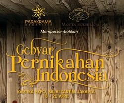 Pameran Pernikahan Khusus Budaya Indonesia Digelar di Balai Kartini