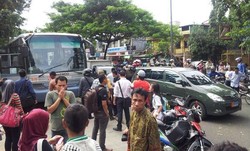 Salip Bus TransJ, Pemotor Tewas Terlindas di Cempaka Putih