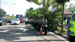 Rapat Rekapitulasi Hasil Pileg, KPU Jabar Dijaga Ketat