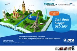 Liburan Istimewa Bersama BCA di Garuda Indonesia Holidays Travel Fair 2014