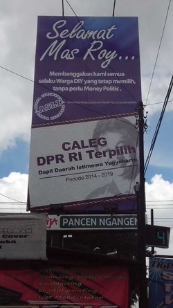Roy Suryo Terancam Gagal ke DPR, Baliho Ucapan Selamat Terlanjur Beredar