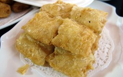 Resep Dim Sum: Crispy Beancurd Roll with Shrimp