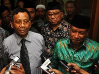 Mahfud MD Silaturahim ke PBNU