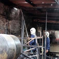 Diduga Korsleting, Bengkel Bubut di Sukomanunggal Terbakar