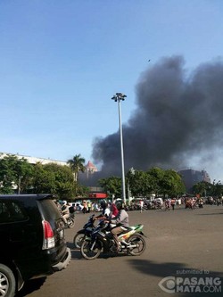 Kebakaran Pasar Senen Buat Lalin Cempaka Putih Macet Parah