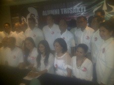 130-an Alumni Trisakti Nyatakan Dukungan kepada Jokowi