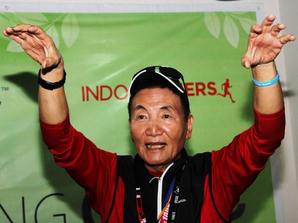 Pelari Asal Korea di HUT 80 Amway Nutrilite