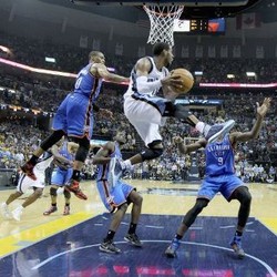 Kalahkan Grizzlies Lewat OT, Thunder Samakan Kedudukan