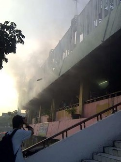 Kebakaran di Pasar Rumput Diduga karena Hubungan Arus Pendek