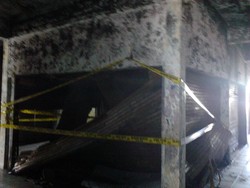 Kios Sepatu di Pasar Rumput Terbakar, Barang Dagangan Ludes