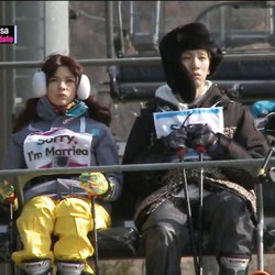 Key SHINee dan Arisa Yagi Main Ski di WGM - Global Edition