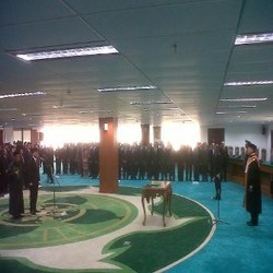 Pengucapan Sumpah Rizal Djalil Dihadiri oleh Wapres Boediono