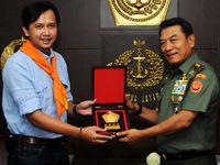 Panglima TNI Terima Tim Wanadri