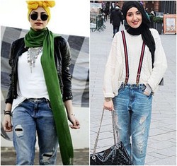 Hijab Style: Cara Para Hijabers Tampil Stylish dengan Jeans Robek