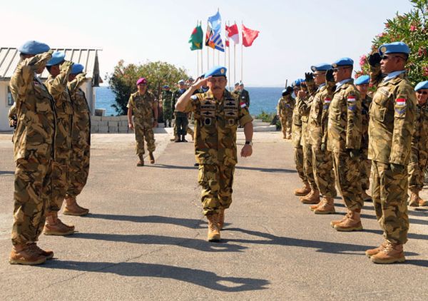 KSAL Kunjungi Kontingen Garuda di Libanon