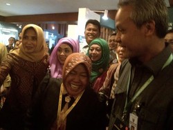 Dialog Penuh Tawa Risma dan Ganjar Soal Tanduk Amarah dan Dolly