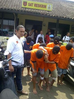 5 Pencuri Motor Spesialis Matic di Bogor Ditembak Polisi