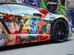 Messi, Ozil, Ronaldo, Suarez Berkumpul di Aventador