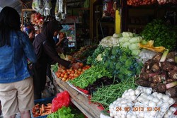 Belanja Buah & Sayur di Kawasan Wisata Dewi Sri Pujon, Malang