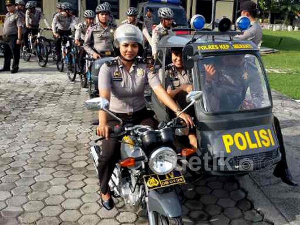 Mengintip Becak Motor Polres Meranti