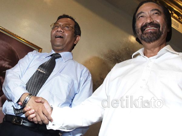 Mahfud MD Bertemu Surya Paloh