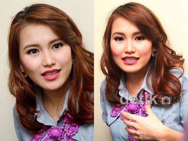 Bibir Pink Ayu Ting Ting