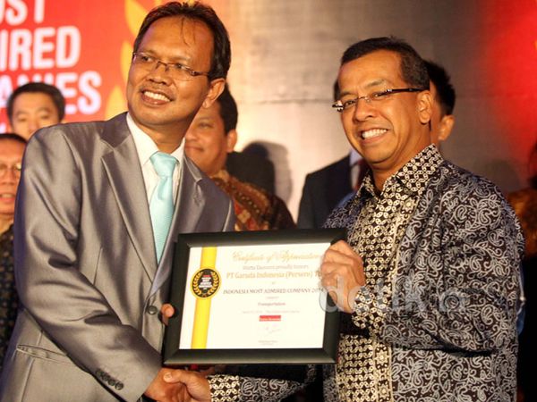 Emirsyah Satar Raih Indonesia Most Admired CEO 2014