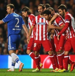 Bekuk Chelsea, Atletico Hadapi Madrid di Final