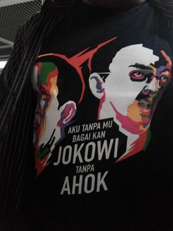 Ini Kata Jokowi Soal Baju Jokowi-Ahok Jangan Dipisahkan