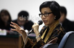 Debat dengan Jaksa, Sri Mulyani Dapat Tepuk Tangan Pengunjung Sidang