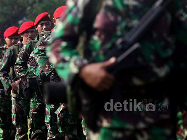 Kesiapan Pasukan di Markas Kopassus