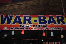 War-Bar, Warung Kaki Lima Jagoannya Kota Malang