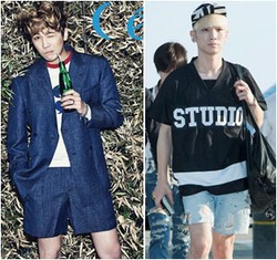 Korean Style: Pria Korea yang Sukses dan Gagal Tampil Stylish dengan Shorts