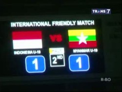 Timnas U-19 Bermain Seri 1-1 Lawan Myanmar U-19