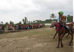 Para Joki Pacuan Kuda Ini Pakai Baju Tidur! Para Joki Pacuan Kuda Ini Pakai Baju Tidur!