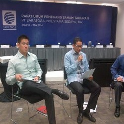 Sandiaga Uno Umumkan Saratoga Investama Tak Bagi Dividen