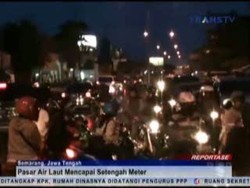 Terendam Banjir Rob, Jalur Pantura Macet Parah