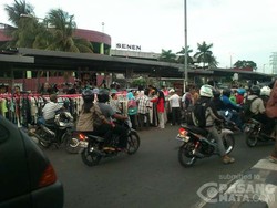 Pedagang yang Turun ke Jalan di Pasar Senen Bukan Korban Kebakaran