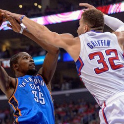 Durant 36 Poin, Thunder Menang dan Ungguli Clippers 2-1
