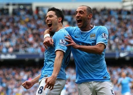Gol Nasri dan Kompany Sempurnakan Pesta Juara City