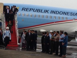 Dari Myanmar, Pesawat RI 1 yang Bawa SBY Mendarat di Halim