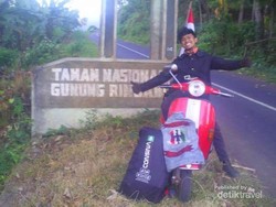 Ini Baru Cerita! Dari Bekasi ke Gunung Rinjani Naik Vespa