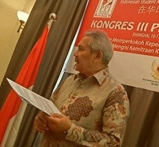 Dubes Tiongkok Buka Kongres ke-3 Perhimpunan Pelajar Indonesia di Shanghai