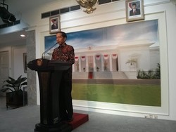 Ini Gaya Jokowi di Podium Presiden