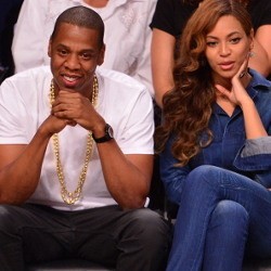 Pasca Insiden Perkelahian dengan Solange Knowles, Jay Z dan Beyonce Asik Nonton Basket