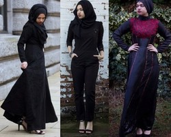 Hijab Style: Bergaya Edgy dengan Busana Serba Hitam Ala Saima Chowdhury
