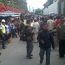 Pedagang Tolak Relokasi Gudang Garam Kediri