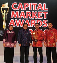 Kinerja Gemilang, Telkom Raih Emiten Saham Terbaik 2014