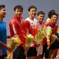 Sambutan Hangat Pebulutangkis Muda India untuk Tim Thomas-Uber Indonesia